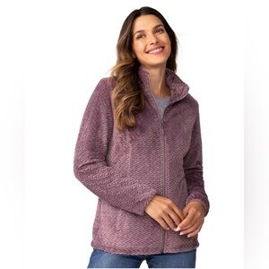 Women's Cable Braided Butter Pile®
Jacket (Plumberry)